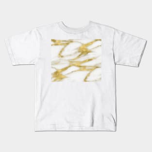 Bari gold marble Kids T-Shirt